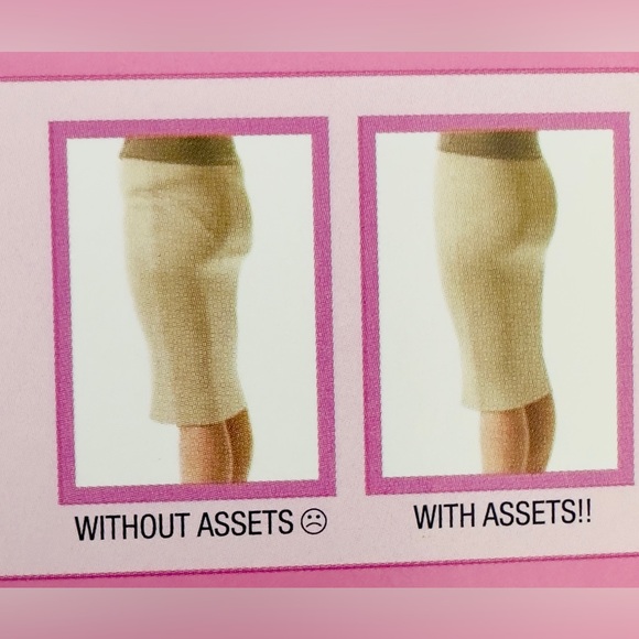 ASSETS BY SPANX!! Black Shaping Pantyhose !!! Size 1. (Set of 2) - Picture 3 of 5